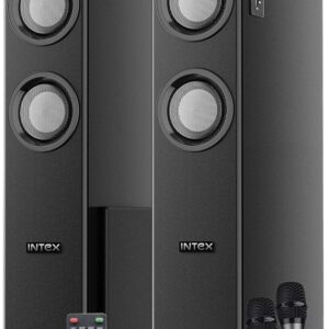 Intex TW-XH 13503 FMUB (Dual) 150 W Bluetooth Tower Speaker  (Black, 2.1 Channel)