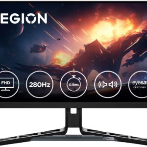 Lenovo 158.06 cm (62 cm) Full HD VA Panel 99% sRGB, 90% DCI-P3, 2x3W Inbuilt Speakers, 2xHDMI 2.1, 1xDP, Tilt/Swivel/Pivot/Height Adjustable Stand Gaming Monitor
