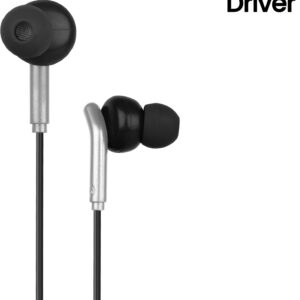 ZEBRONICS ZEB-BRO, With In-Line MiC, 3.5mm Jack, 10mm drivers, Compatible for Phone/Tablet Wired  (Black, In the Ear)